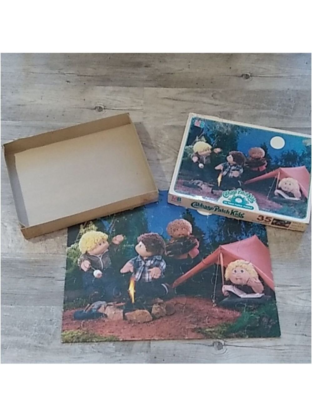 1984 Cabbage Patch Kids Floor Puzzle 35 Pieces Vintage - Picture 6 of 7